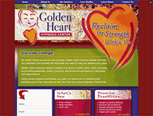 Tablet Screenshot of goldenhearthypnosis.com